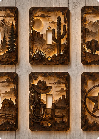 Metal Light Switch Covers