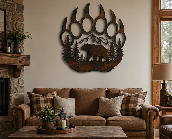 12" Bear Paw with Bear