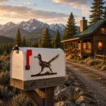road runner on mailbox facing left