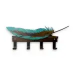 3D metal art key holder