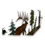 antler detail from rear