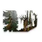 detail of an elks antlers