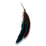 3D metal art feathers