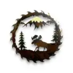moose metal art