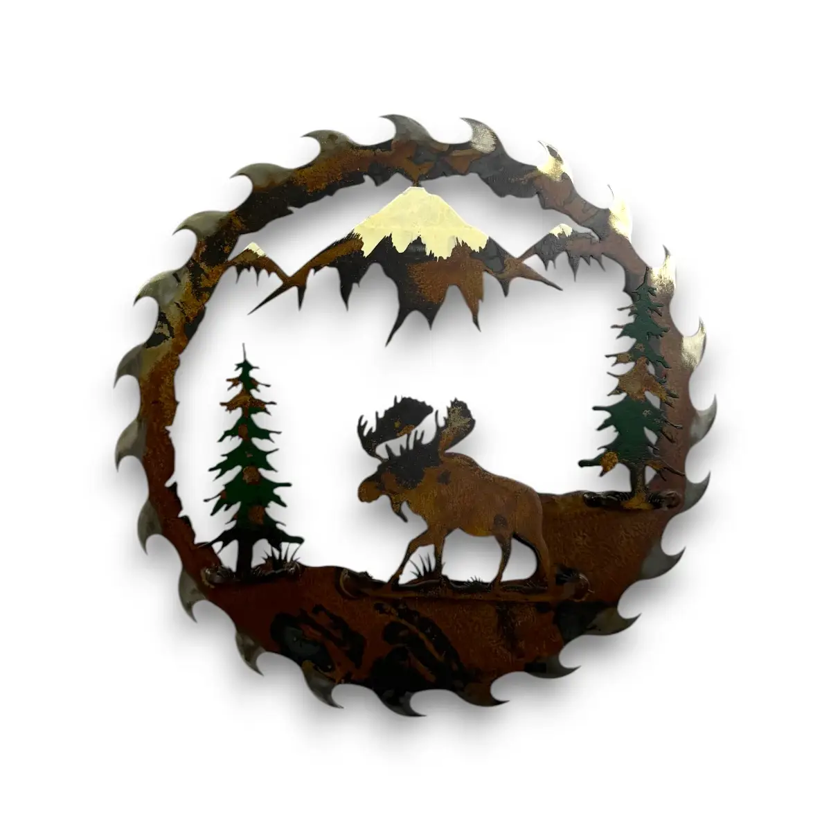 moose metal art