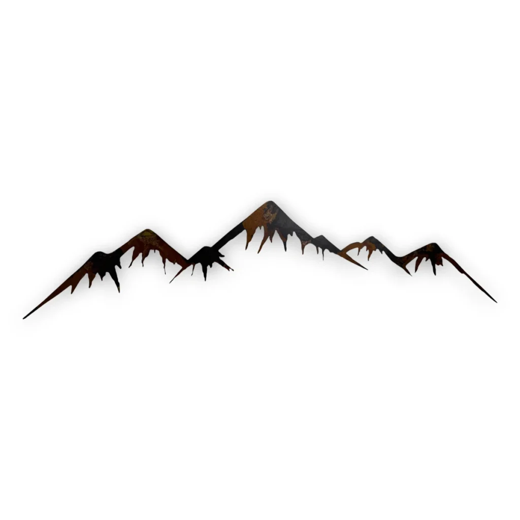 48'' metal mountains