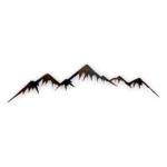 48'' metal mountains