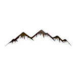 36'' mountains metal