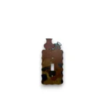 metal light switch cover with pottery