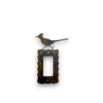 single rocker light switch cover with roadrunner