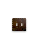 plain metal light switch cover