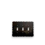 metal triple switch light switch cover