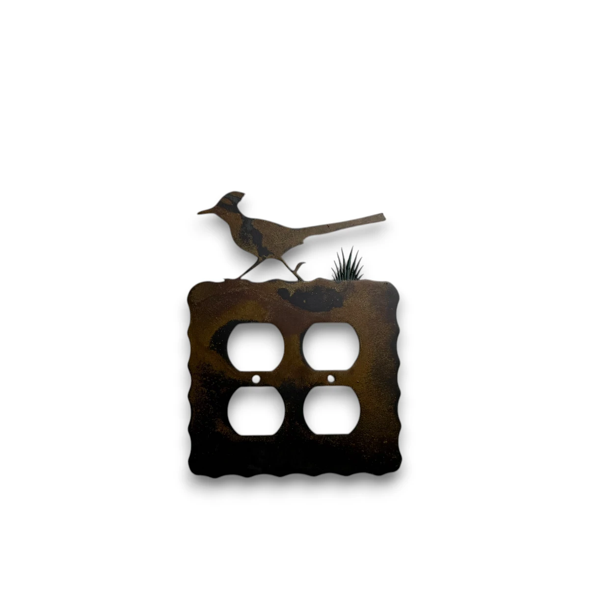 metal-wall-art-design-804L-double-outlet-roadrunners roadrunner double outlet