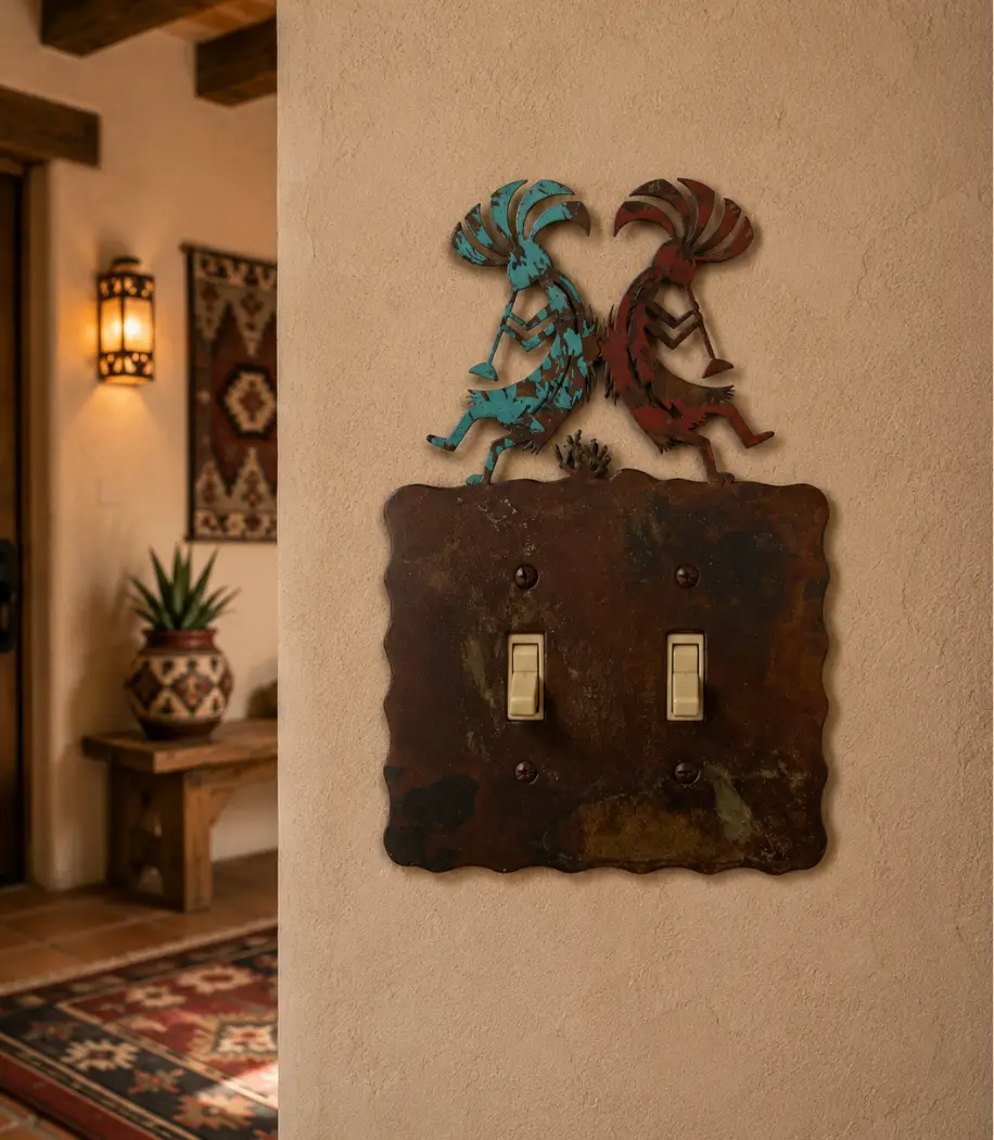 mexico themed metal light switch