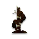 Hand-painted bear cubs in tree metal art with rustic weathered finish and woodland cabin wildlife decor style.