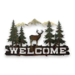 Horizontal Welcome Scene with Whitetail