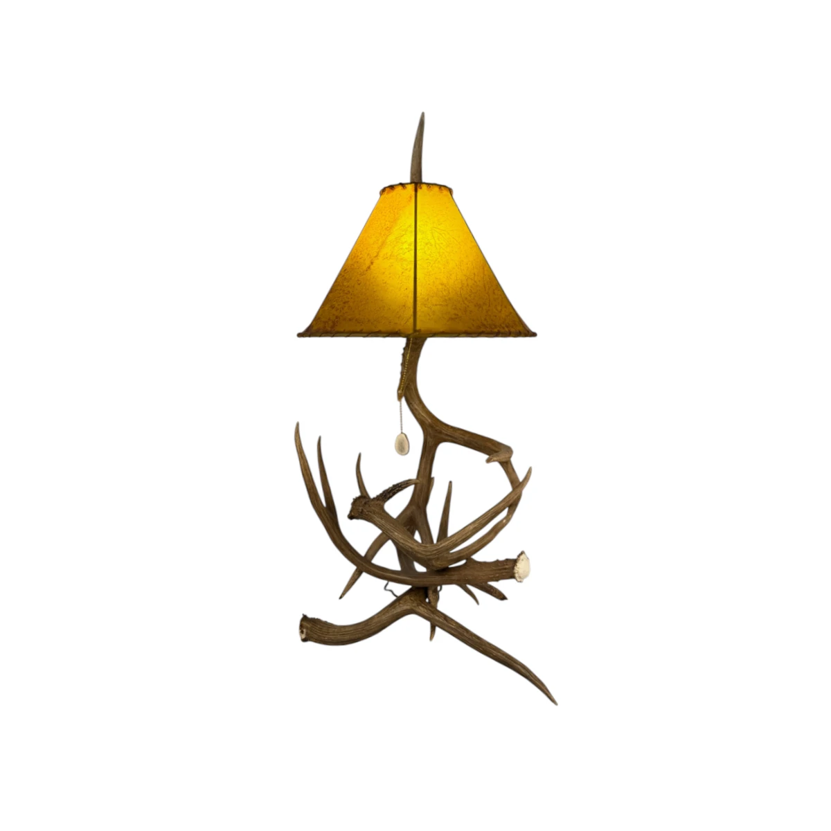 metal-wall-art-design-SH500B-16-rawhide-lamp-shade-buckskin 16'' Rawhide buckskin lamp shade with rustic western texture for cabin, lodge, ranch, or Southwestern home decor.